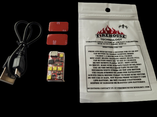 Micro white drone strobe - ,