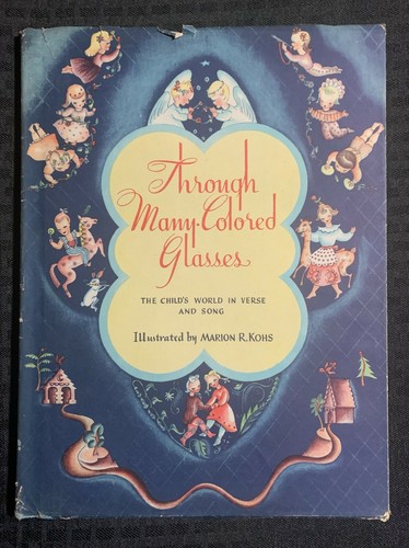 1945 through many colred - through,