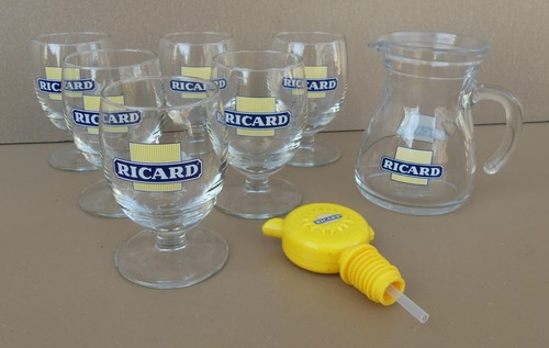 Verres ballon ricard - 6, logo
