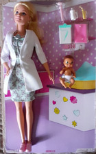 COFFRET BARBIE PEDIATRE MATTEL