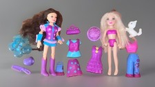 POLLY POCKET Fashion Polly : Lot Poupée Et Vêtements