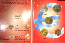 Série Monaco 2001, 2002 et 2003 de 10 centimes à 2 euros