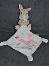 ?Doudou Lapin Panpan Mouchoir DISNEY NICOTOY Pretty Miss Bunny Papillon TTBE