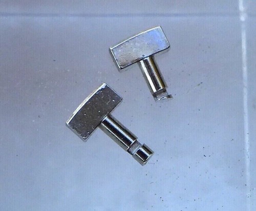 Nos nickel plated brass pair - nickel,
