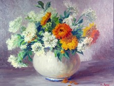 HST XX° NATURE MORTE AU POT