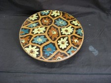 Rare dessous de plat en grès vernissée signée R. Géry St Laurent du Pape