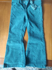 Pantalon velours côtelé vert 104 cm 4 ans