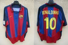 Maillot BARCELONE BARCELONA 2004 NIKE vintage camiseta shirt RONALDINHO LFP XL