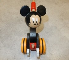 JOUET A TIRER EN BOIS SOURIS 