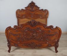 Lit style Louis XV rocaille 1900