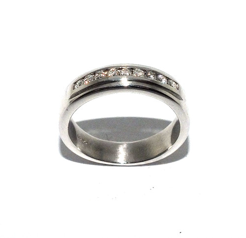 Bague homme blanc 18ct - blanc,