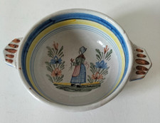 Bol breton ancien peint à la