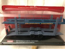 Remorque porte voiture transport Dagobert SM10 - 1/43 Hachette altaya Garage