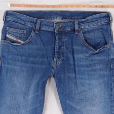 Hommes Diesel D-YENNOX Regular Tapered Élasthanne Bleu Jeans W32 L30