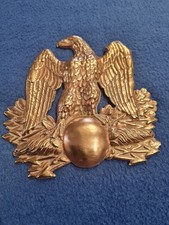 PLAQUE DE SHAKO SECOND EMPIRE