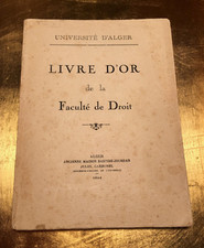 1924 RARE*LIVRE D'OR FACULTE