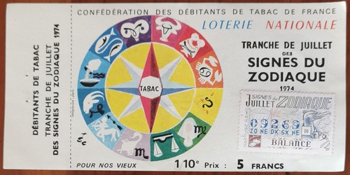 Billet loterie nationale - billet, de