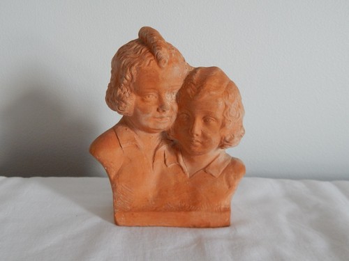 Ancienne sculpture terre - ancienne,