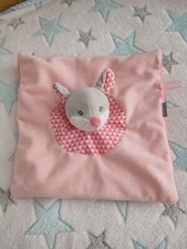 Doudou Plat Carré Souris Gris