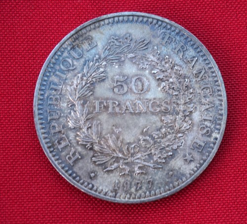 Francs hercule 1977 argent - 50,