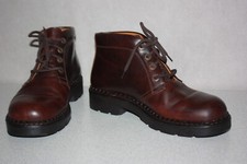 CAMEL Boots Lacets Cuir Marron