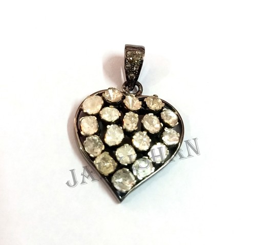 Polki diamant pavé 925 - diamant,