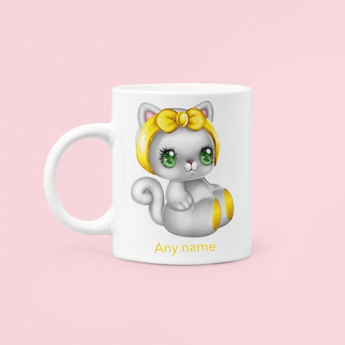 Personalised cat design - , mugs