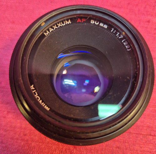 Minolta maxxum 50mm - maxxum, f/1.7