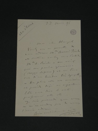 Emile paladilhe lettre - emile, paladilhe-lettre