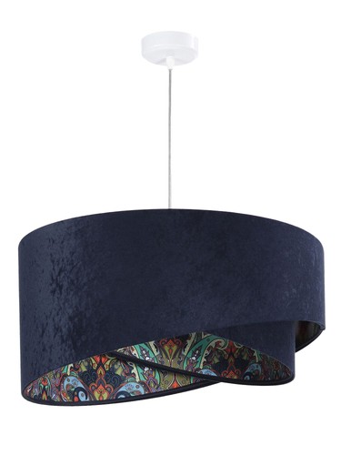 Suspension bleue multicolore - bleue,