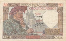 France 50 Francs Jacques Coeur