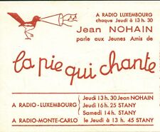 Buvard vintage la pie qui