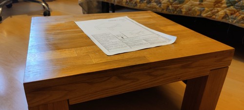 Table chevet chêne - table, en