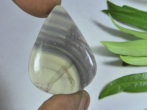 Cabochon poire fluorite - poire,