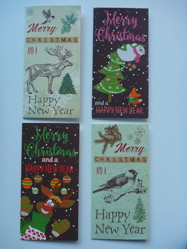 Cartes voeux lot de - de, 4