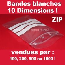 Sachet plastique fermeture ZIP
