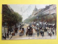 cpa PARIS en 1908 Transport