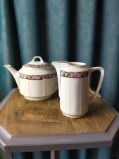 Duo théière pot à lait -