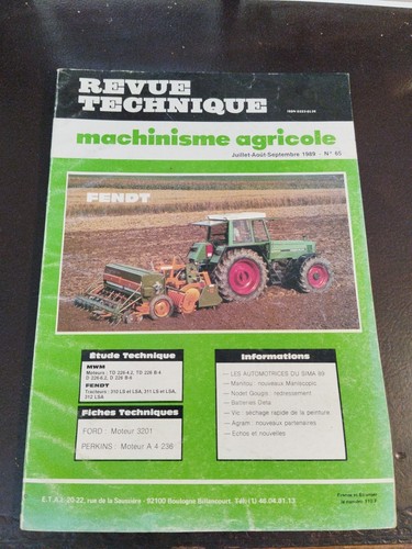 Revue technique machinisme - technique,