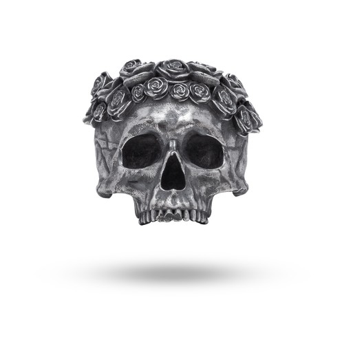 Bague homme gothic demi - homme,