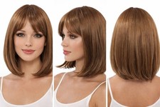 Perruque Châtain Clair Lisse