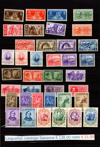 Lot timbres poste italienne - timbres,
