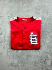 Maillot officiel St. Louis Cardinals rouge Majestic MLB homme taille XL S045