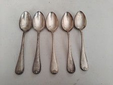 5 petites cuillères CHRISTOFLE modèle COQILLE BERAIN - small spoons