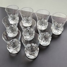 Lot 9 Verres Cristal DAUM