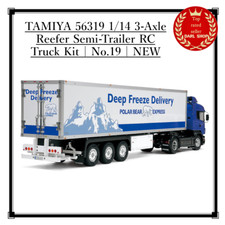 TAMIYA 56319 1/14 3-Axle Reefer Semi-Trailer RC Truck Kit | N°19 | NEUF