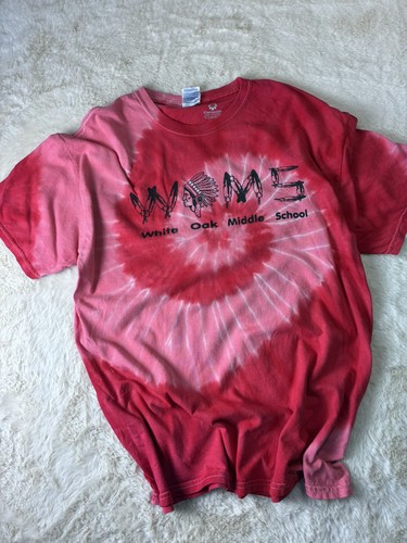 Shirt tie dye - tie-dye, rose/rouge