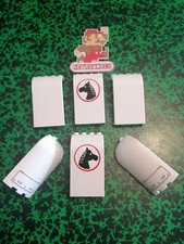 LOT LEGO 6 BRIQUE mur transparent  police pompier city porte équitation 