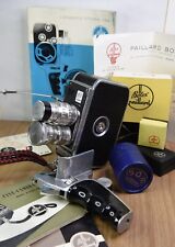 camera cinéma film 8mm PAILLARD BOLEX C8 modifiée B8 + objectifs Som Berthiot
