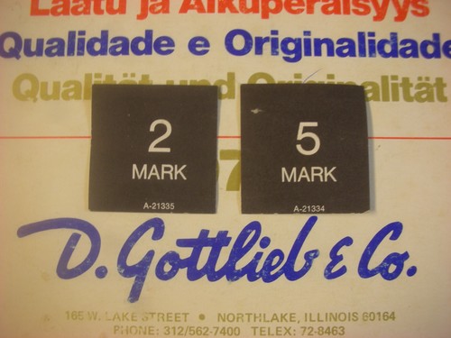 Flipper gottlieb étiquettes - flipper, gottlieb,